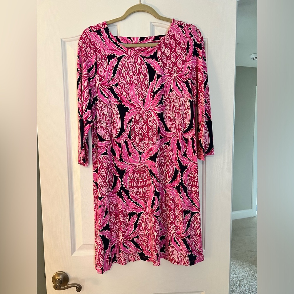 Lilly Pulitzer Coco Safari Pineapple Dress XL
